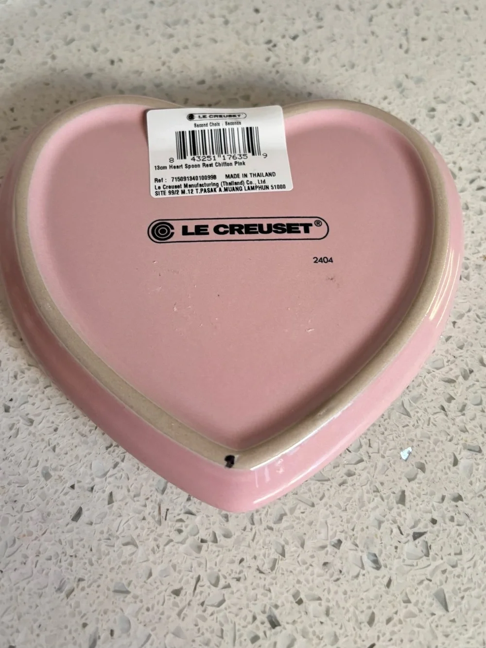 Le Creuset heart shaped